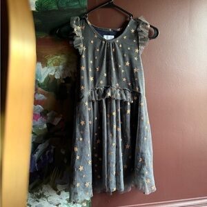 Starry Gray Kids Dress